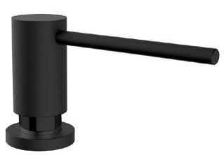 Dispensador jabon bajo encimera NEGRO round